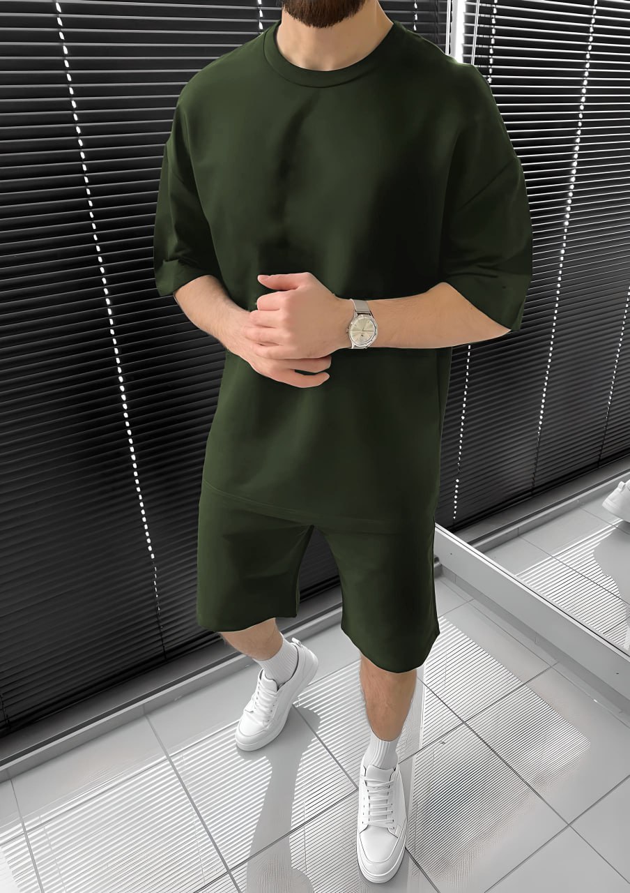 футболка шорти зелені